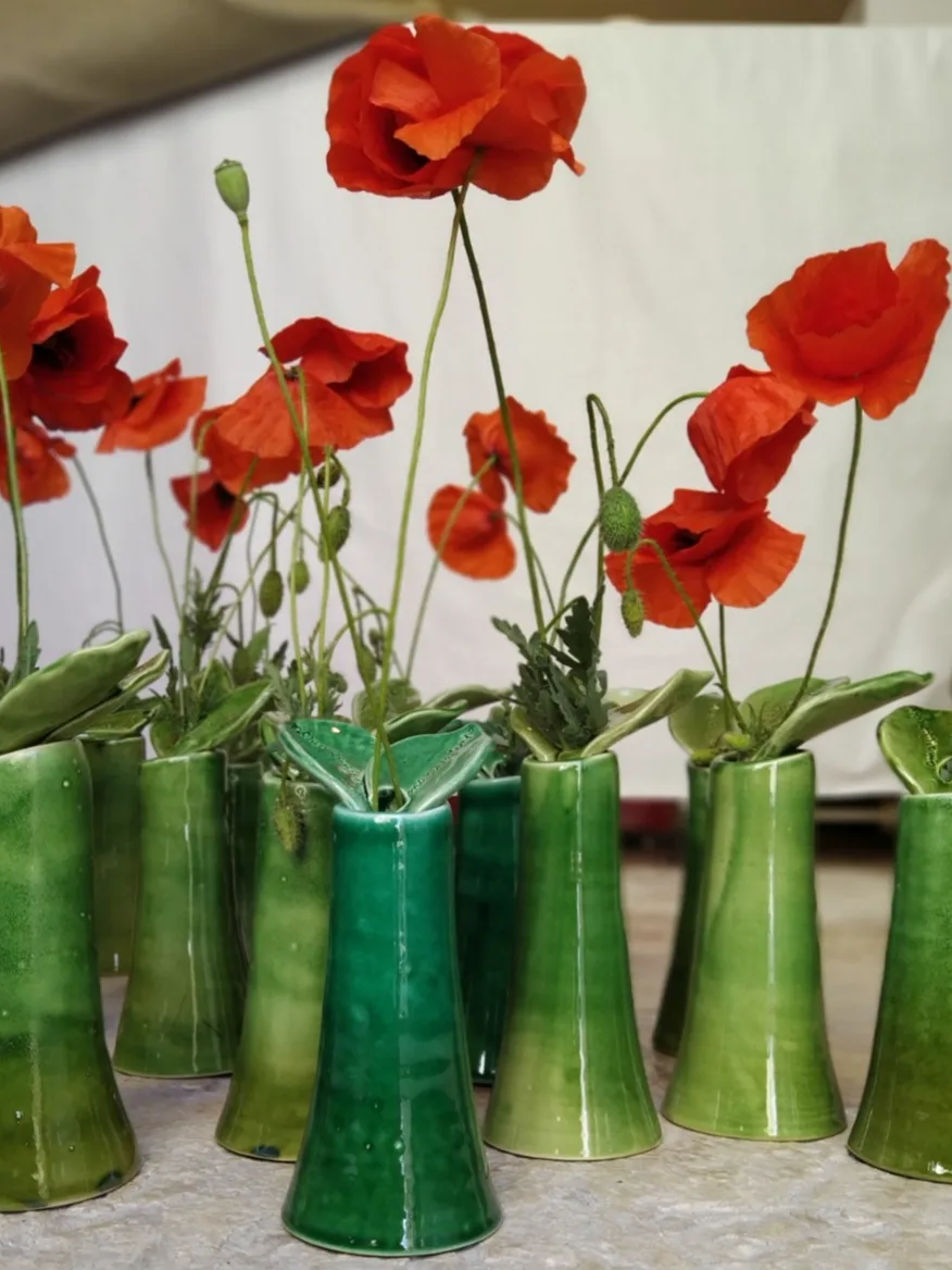 Vasi monofiore in ceramica