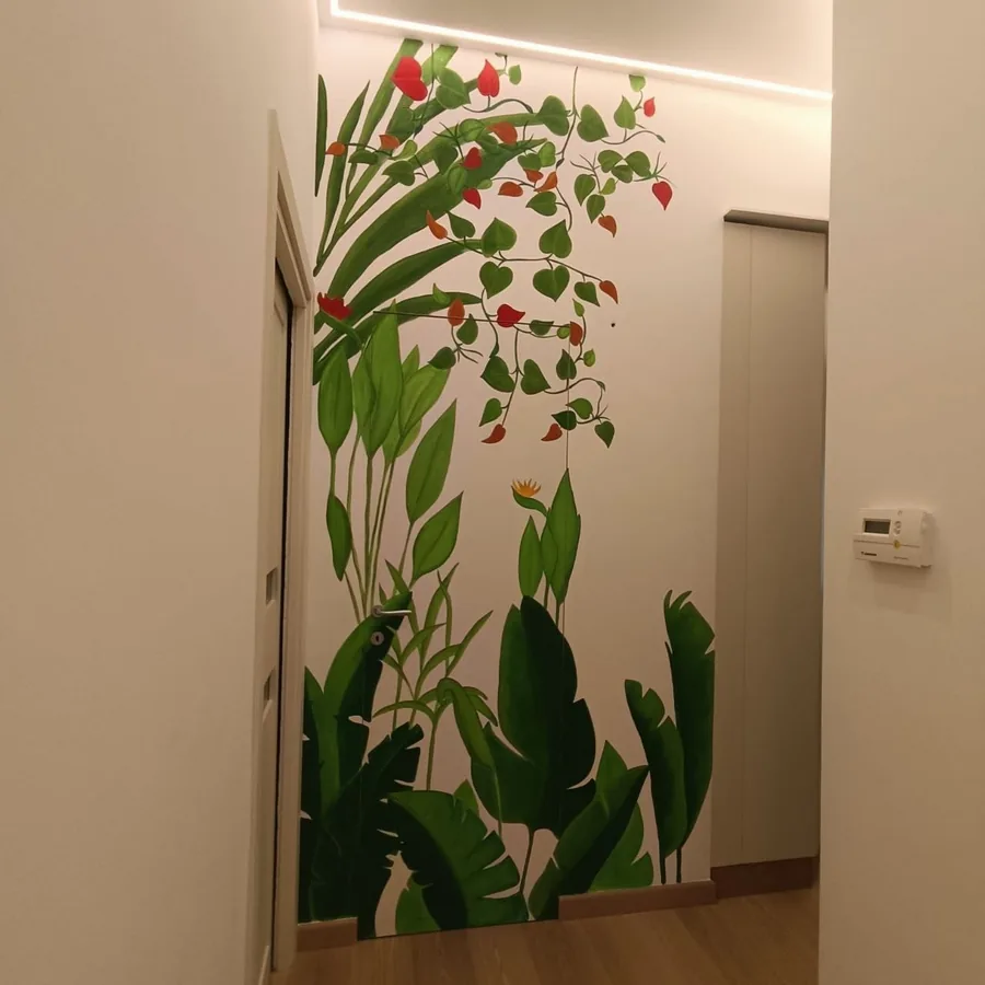 Dipinto murale eseguito sul posto